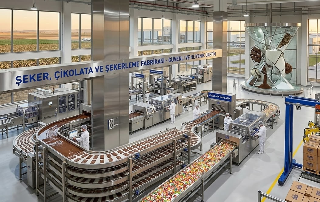 Şekerleme Fabrikaları İklimlendirme İçin Forklift