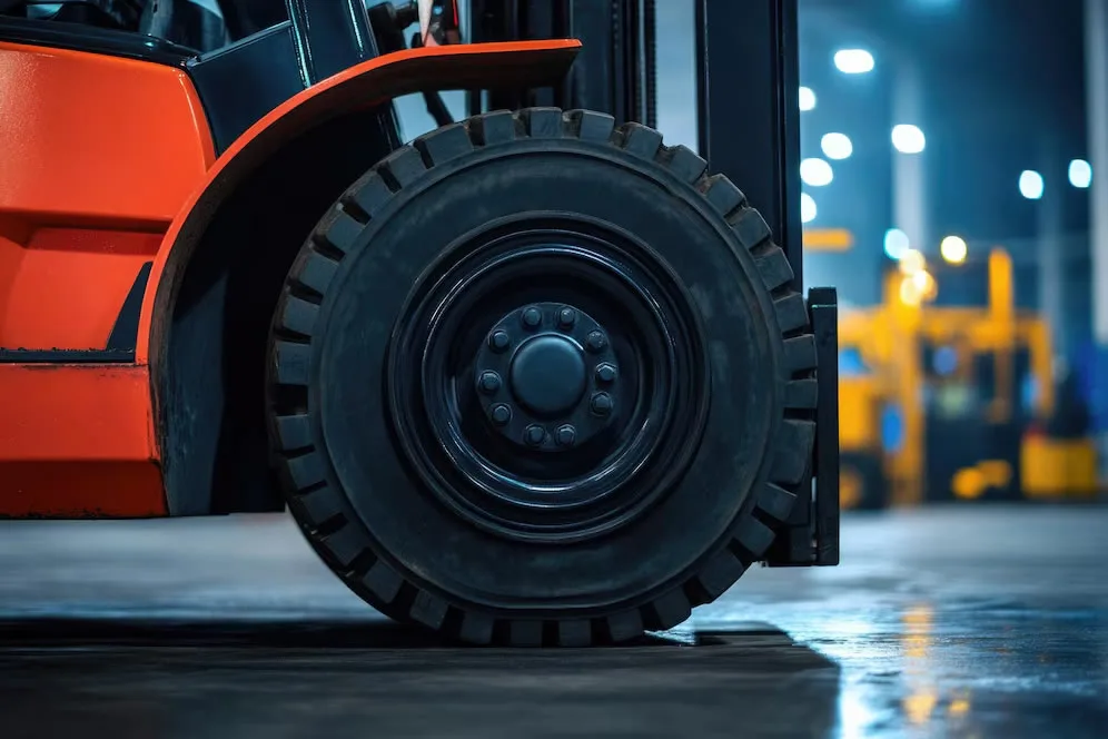 Bursa NOSAB Jungheinrich Reach Truck Tekerleği Poliüretan Değişimi